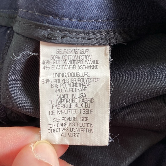 Theory Women’s Navy Blue Trouser Pants Size 26 - Picture 7 of 8